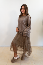 COMPLETO  MAGLIA CON GONNA DI TULLE