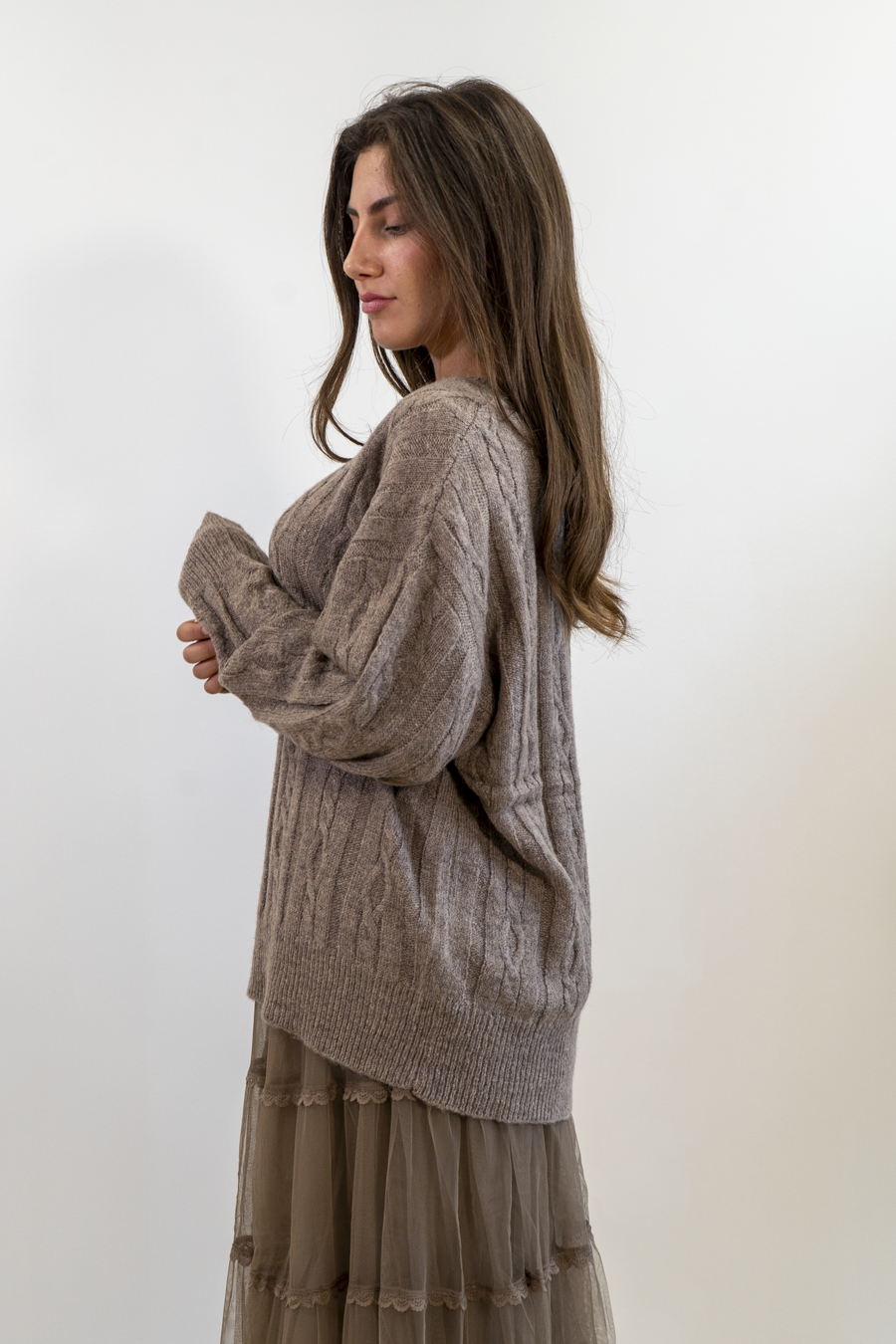 COMPLETO  MAGLIA CON GONNA DI TULLE