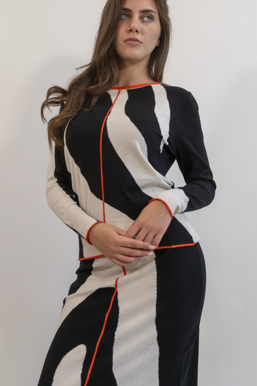 MAGLIA INTARSIA