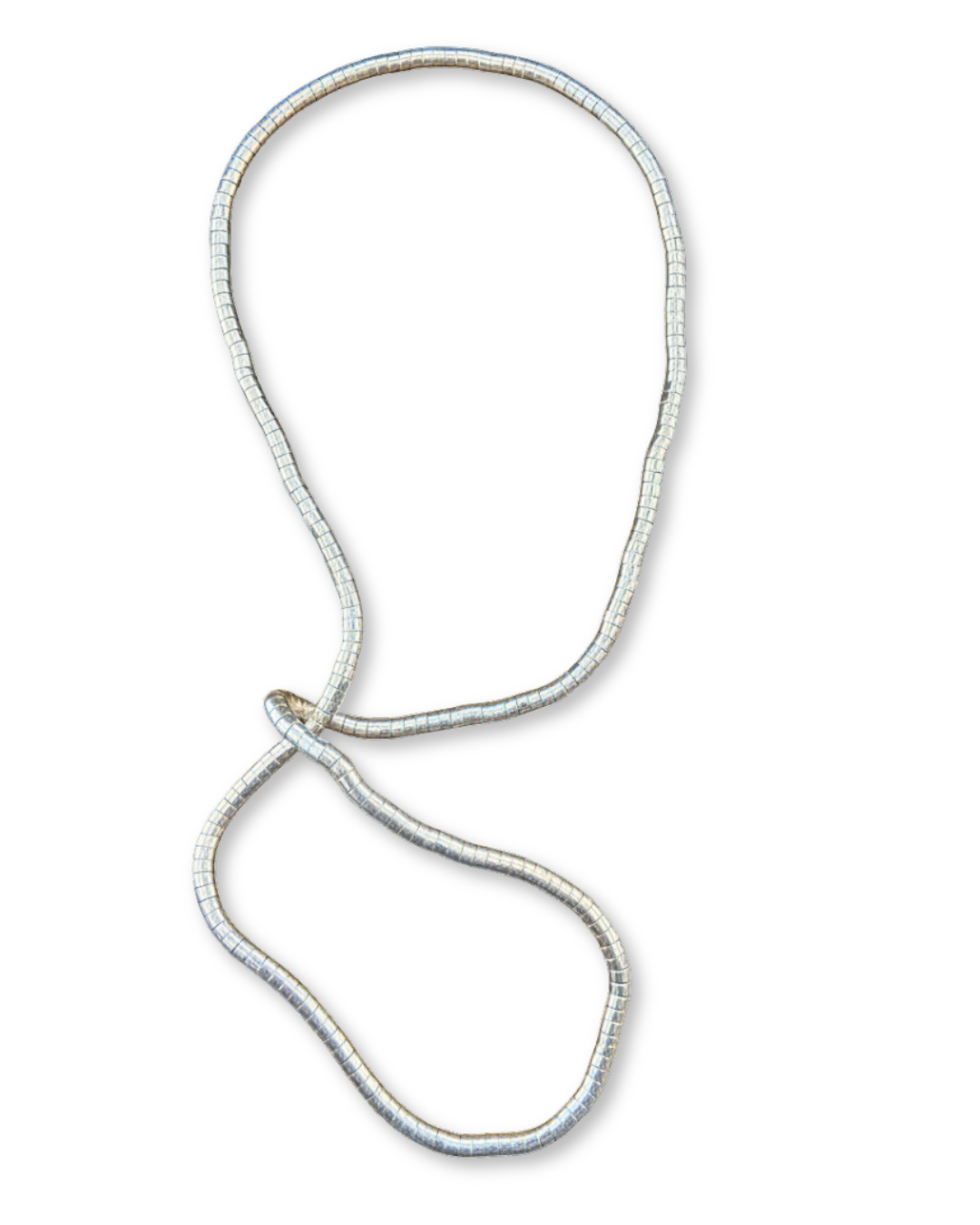 COLLANA/BRACCIALE VINTAGE SNAKE ARGENTO