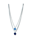 COLLANA 2 CATENE CUORI