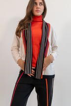 GIACCA CON REVERS A RIGHE