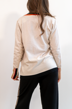 GIACCA CON REVERS A RIGHE