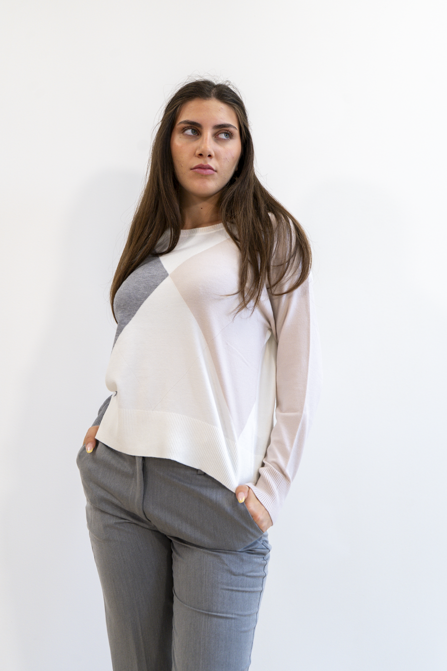 MAGLIA A ROMBI