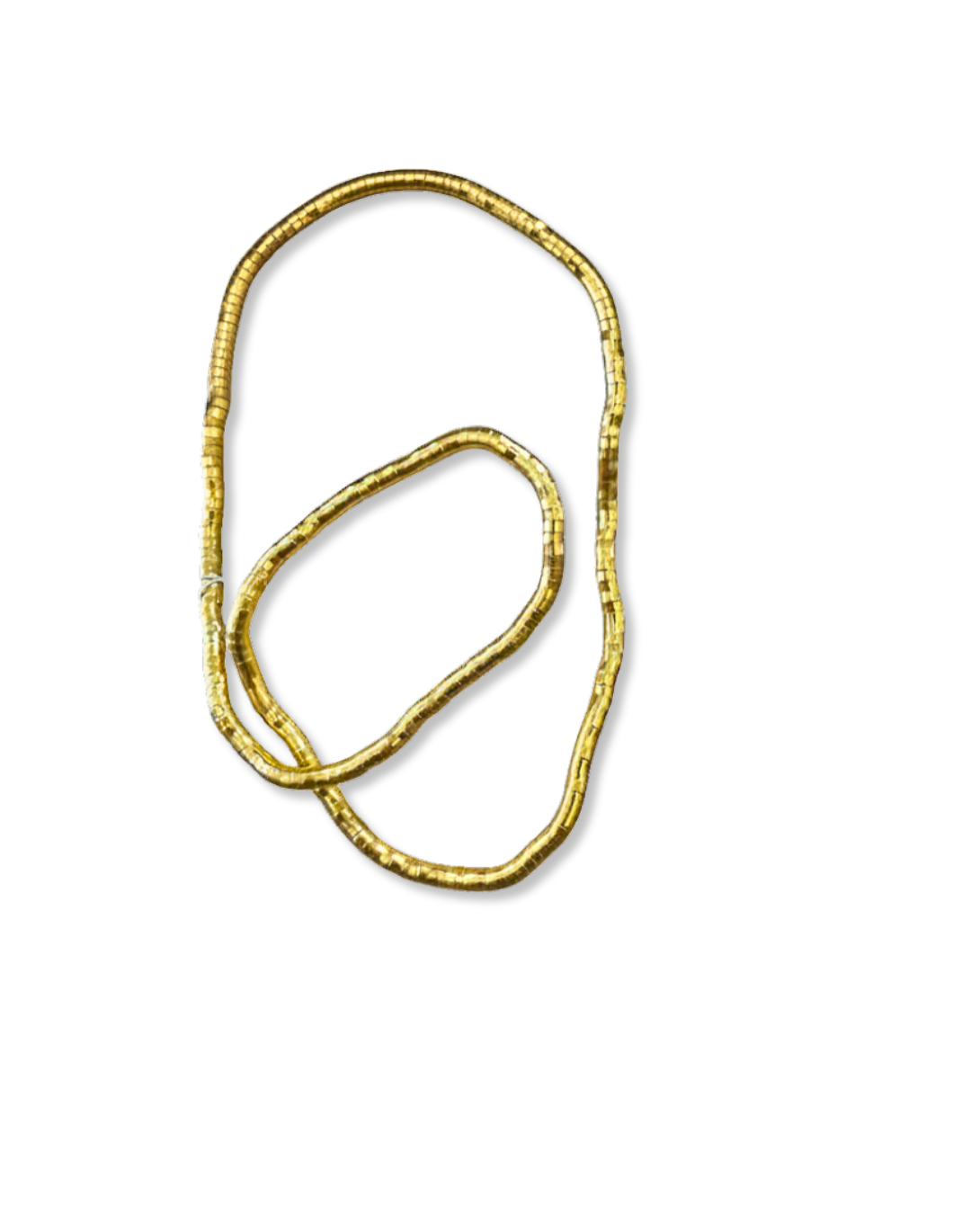 COLLANA/BRACCIALE VINTAGE SNAKE OTTONE