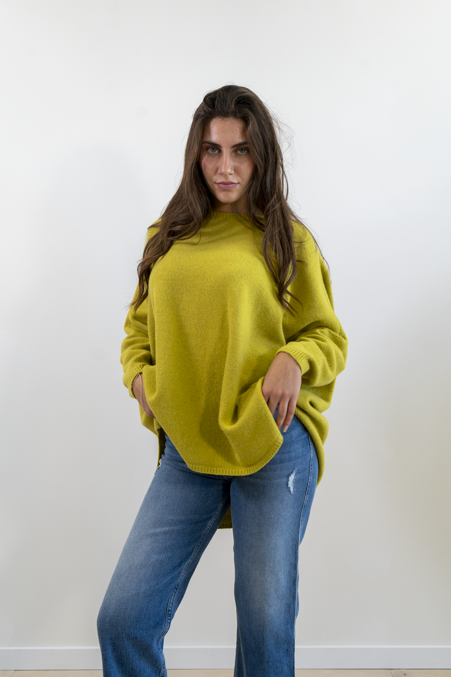 MAGLIONE OVER CASHMERE