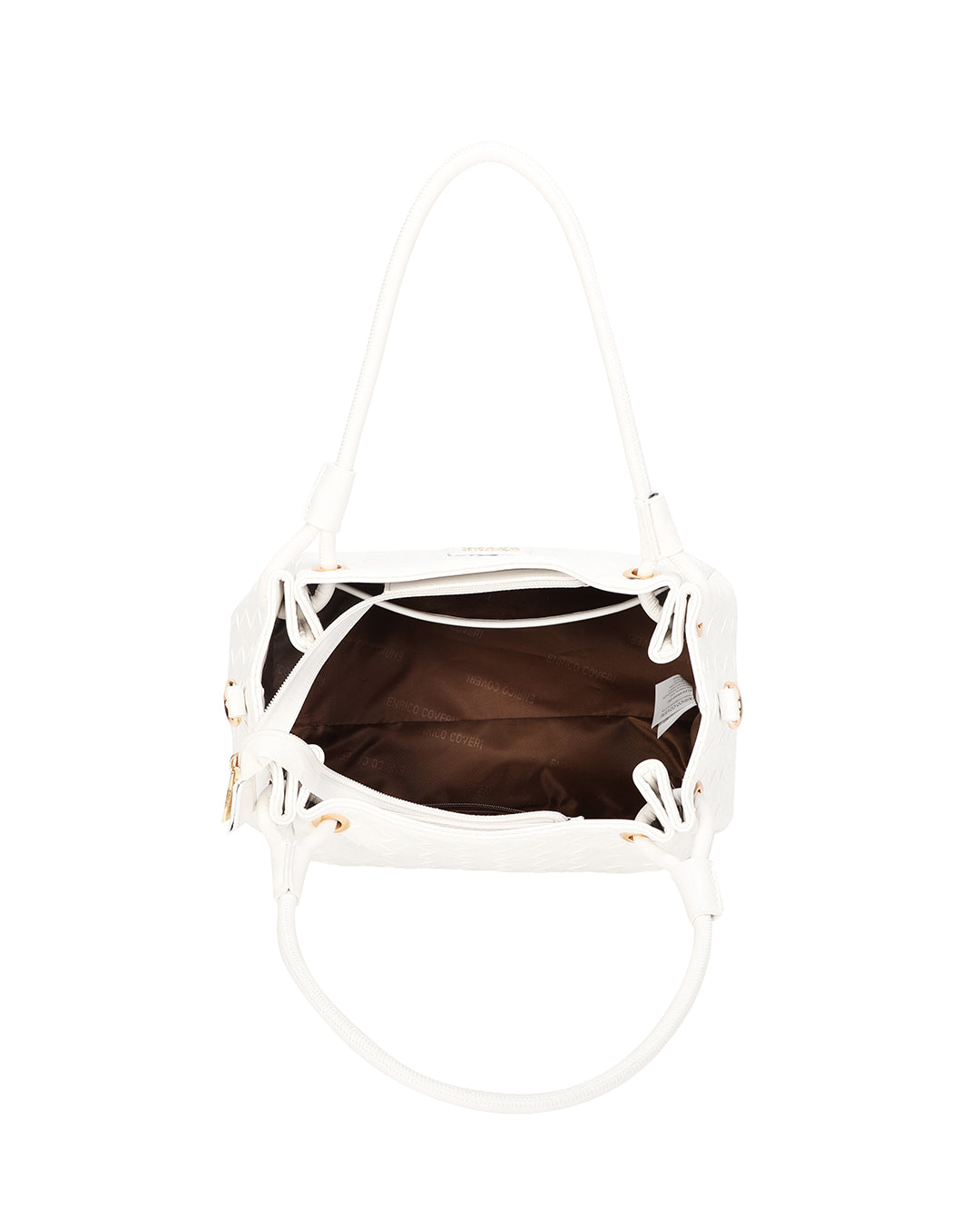 BORSA ECO ENRICO COVERI INTRECCIATA