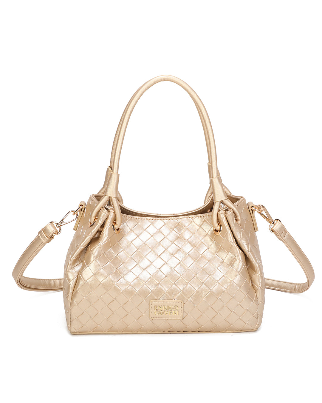 BORSA ECO ENRICO COVERI INTRECCIATA