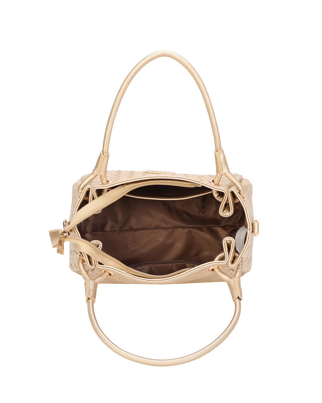 BORSA ECO ENRICO COVERI INTRECCIATA