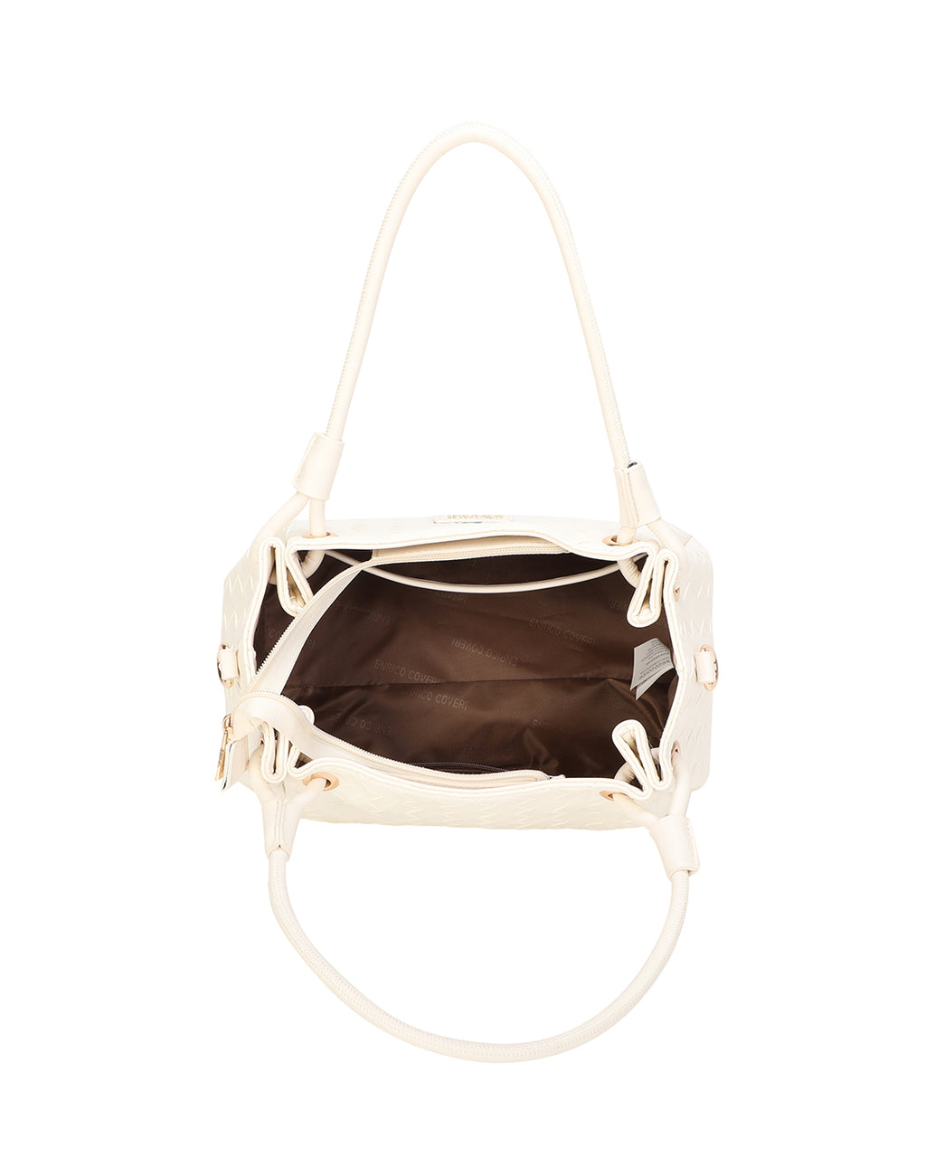 BORSA ECO ENRICO COVERI INTRECCIATA