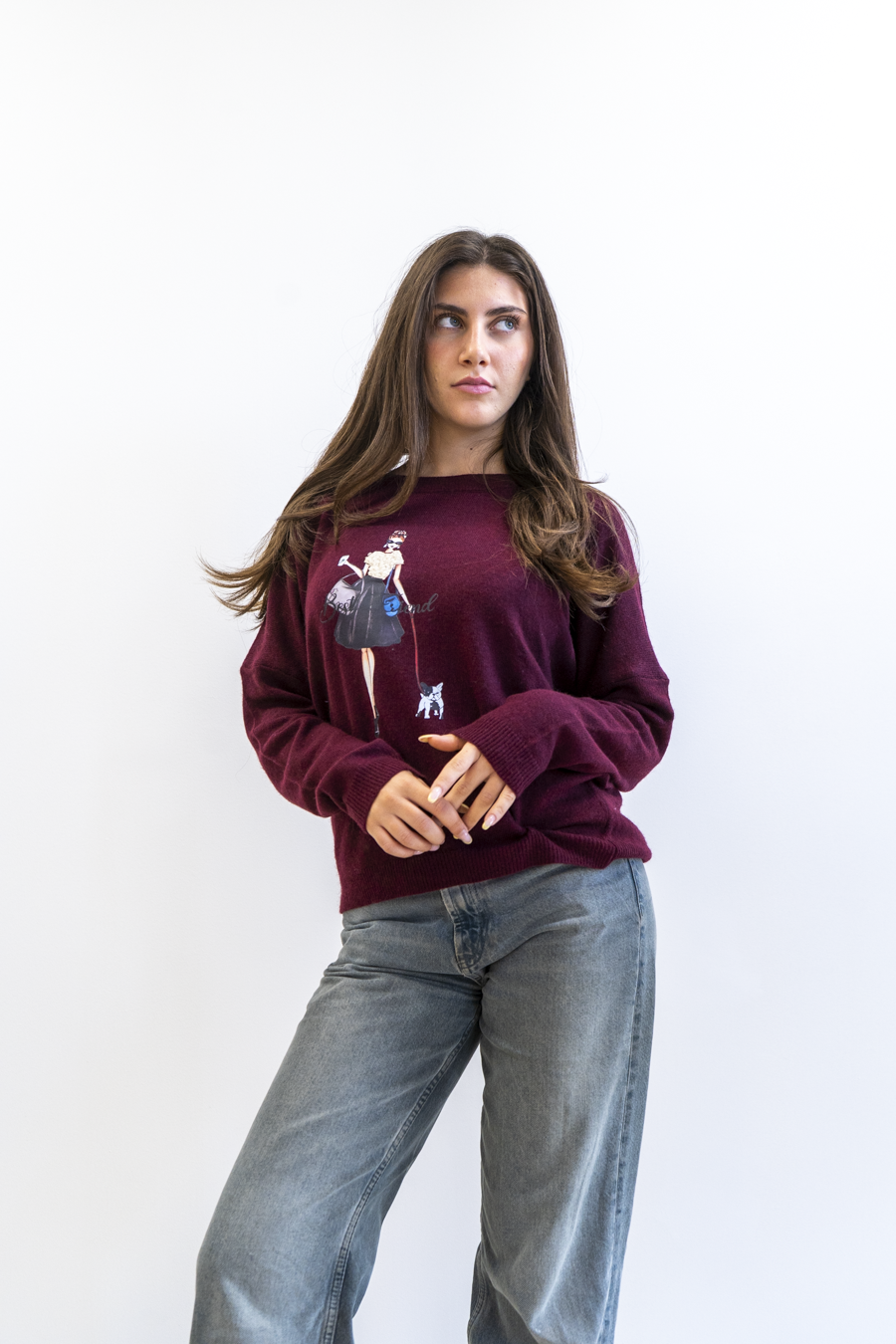 MAGLIA CASHMERE BLEND BEST FRIEND
