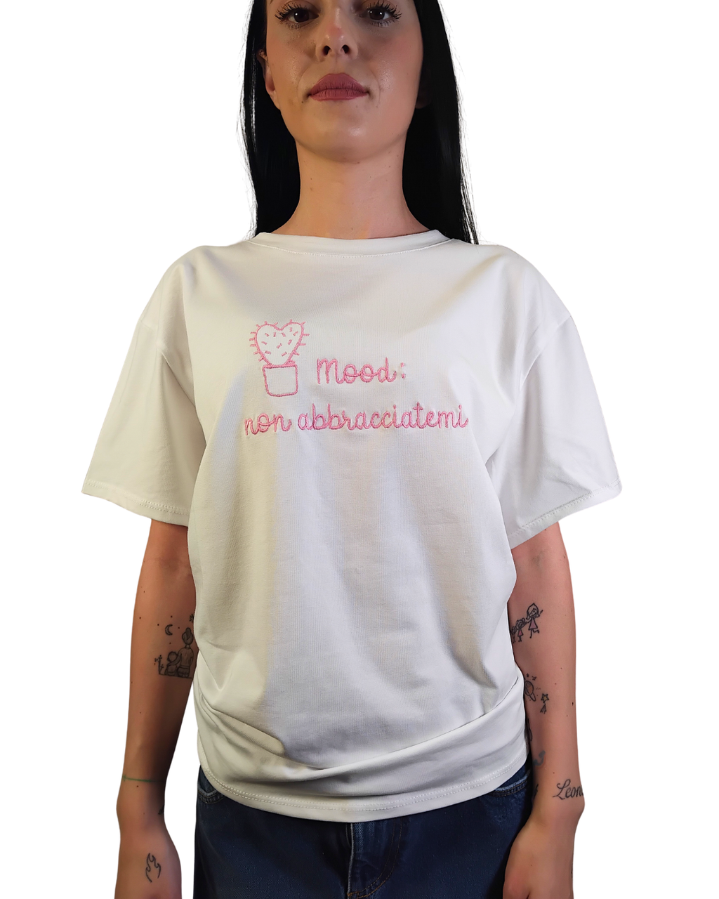 T-SHIRT "MOOD: NON ABBRACCIATEMI"