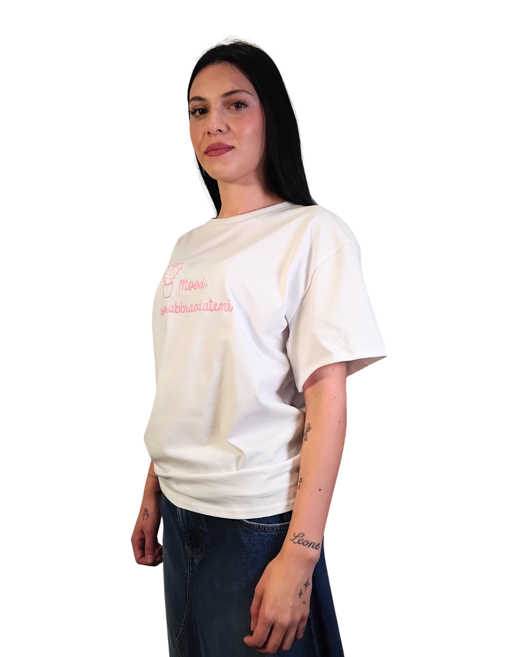 T-SHIRT "MOOD: NON ABBRACCIATEMI"