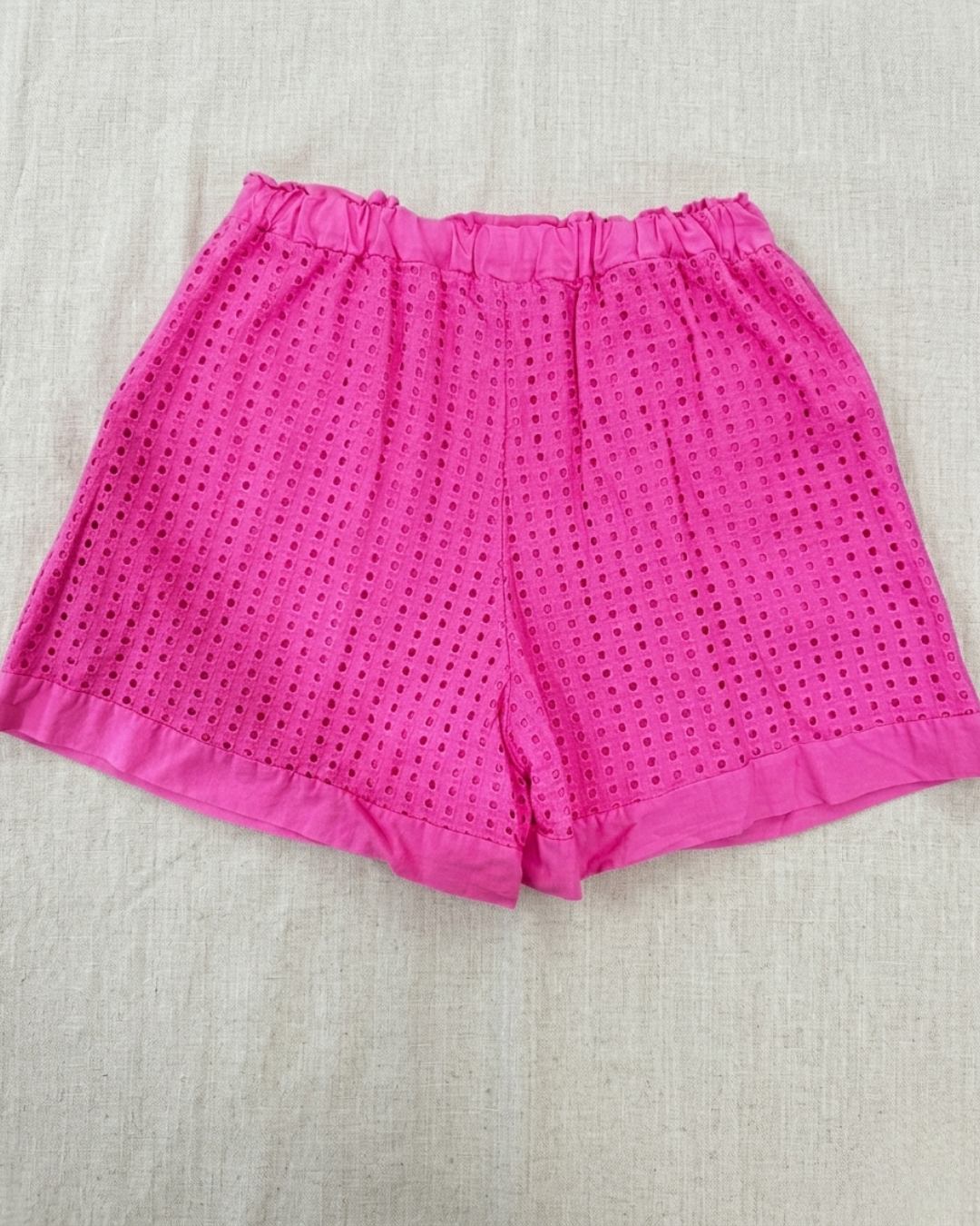 SHORTS TRAFORATO 100% COTONE