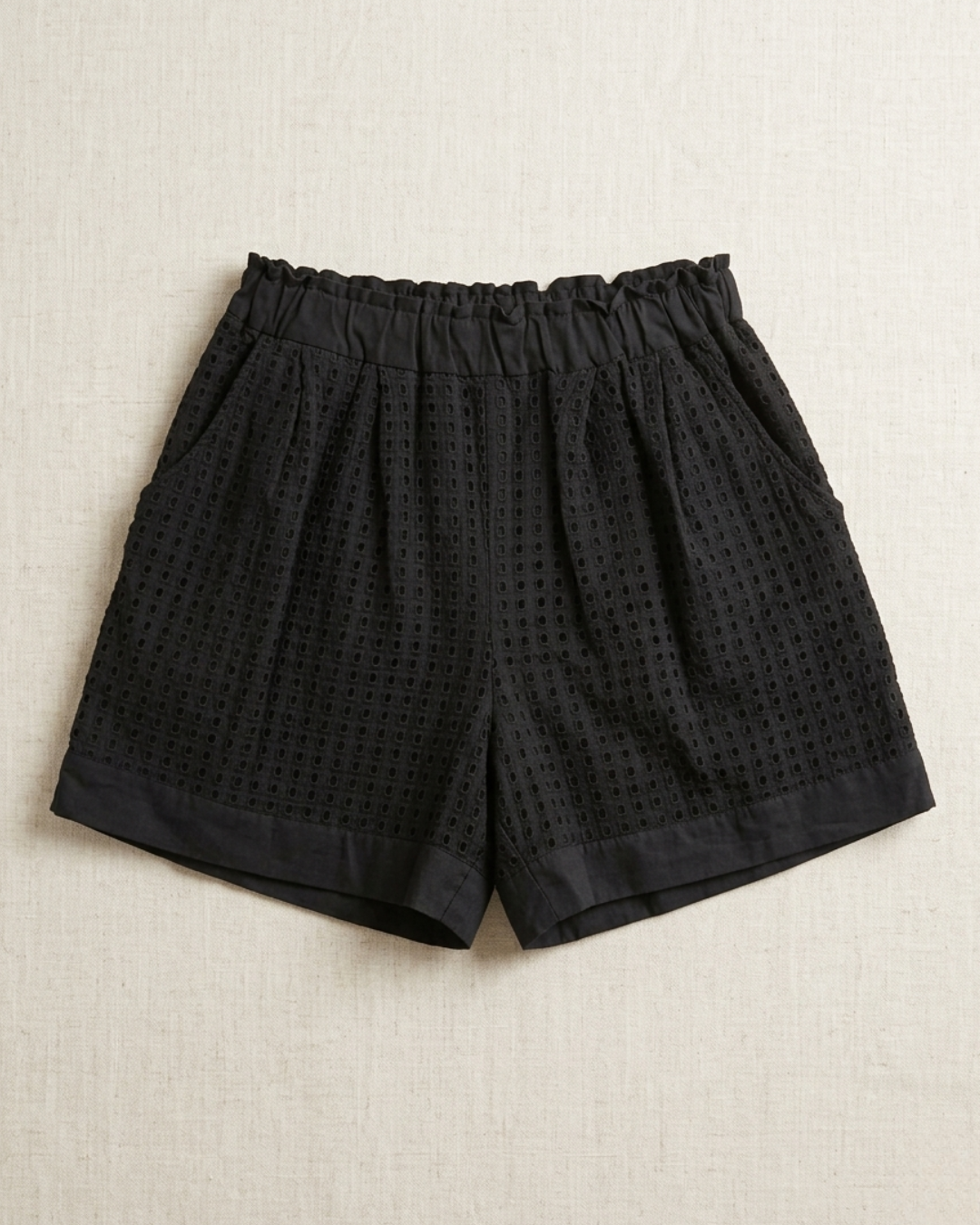 SHORTS TRAFORATO 100% COTONE
