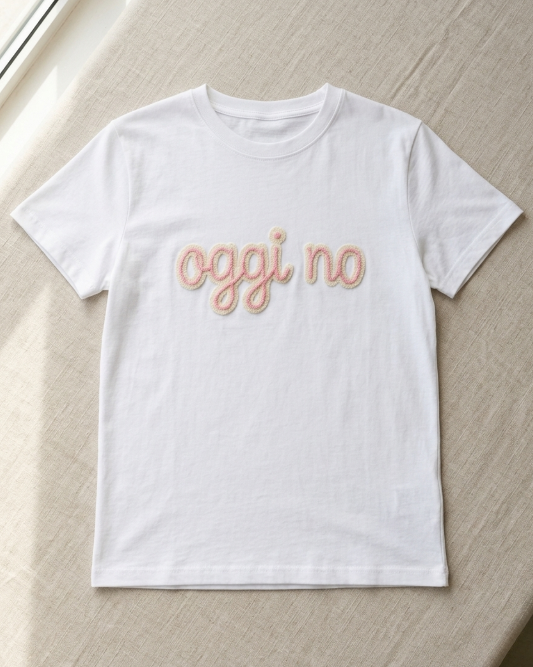 T-SHIRT "OGGI NO"
