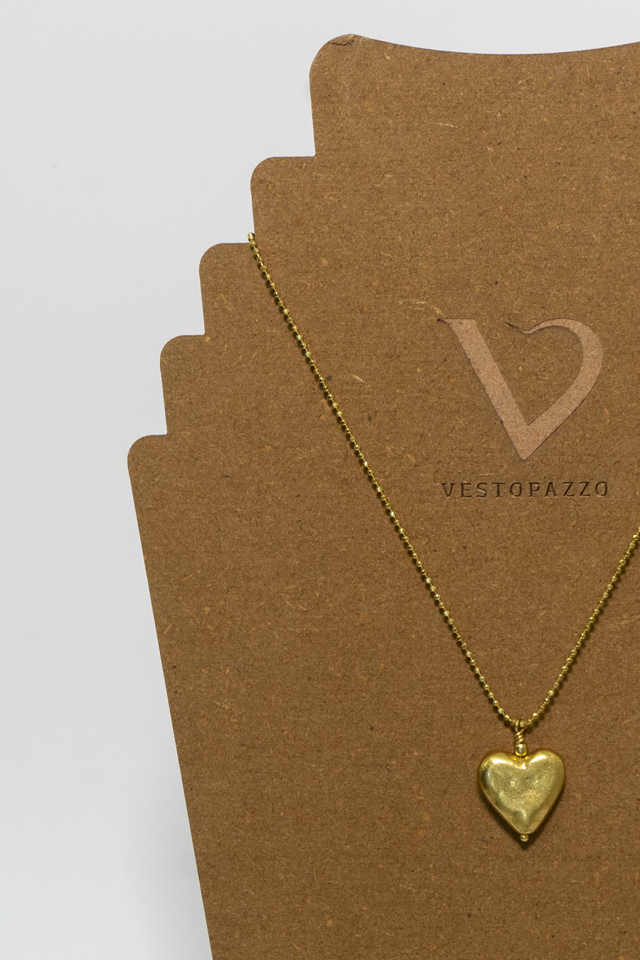 PENDENTE CUORE GREZZO