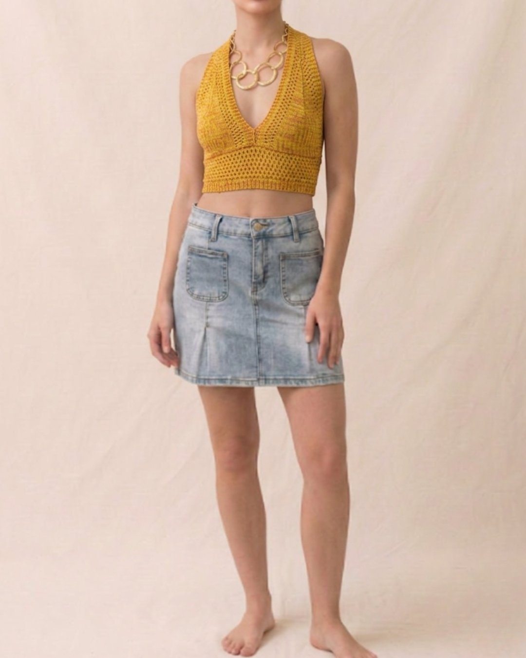 TOP IN COTONE MULTICOLOR