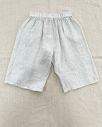 BERMUDA LINO 100% con pizzo macramè