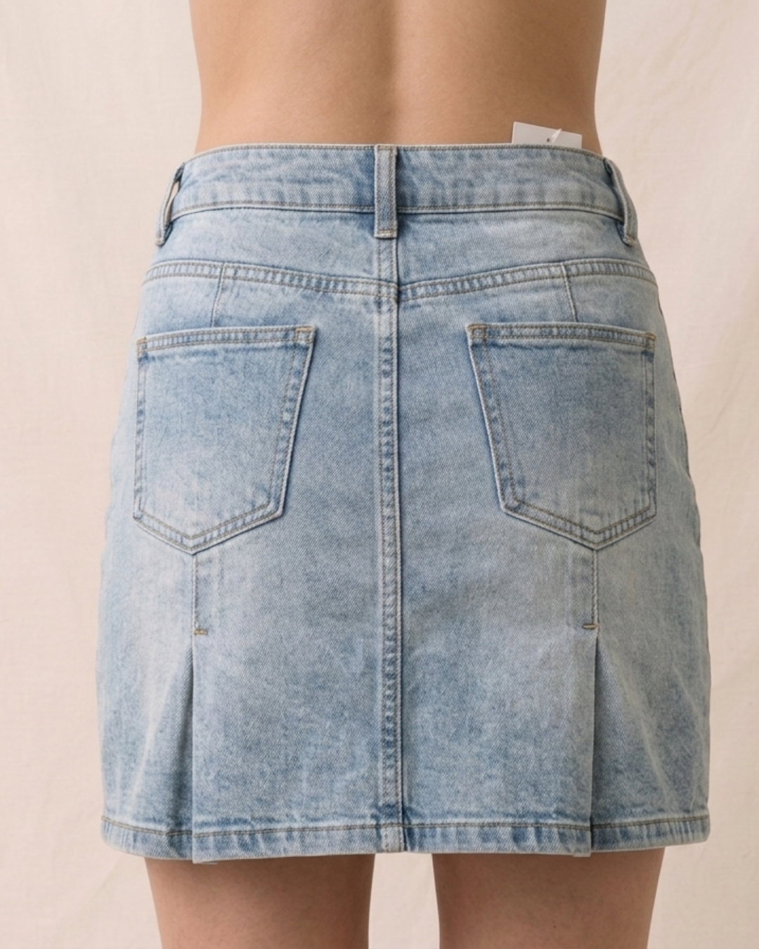 GONNA CORTA IN JEANS