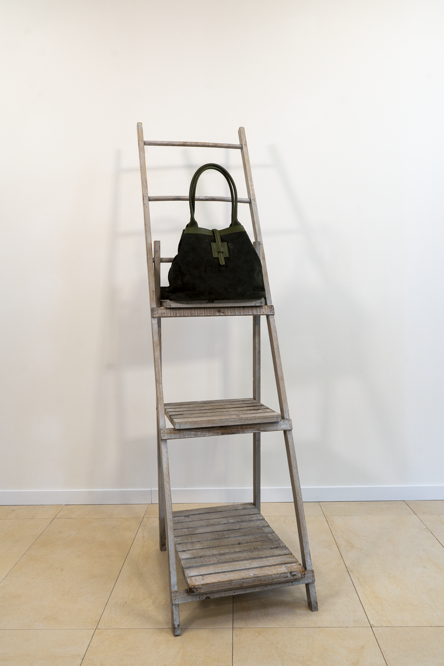 BORSA VERA PELLE/CAMOSCIO