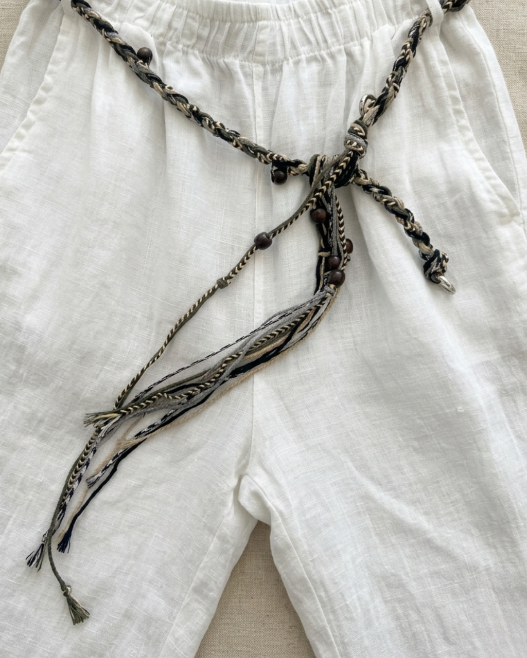 PANTALONE CORTO 100% LINO