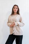 CARDIGAN CON PIZZO RICAMATO