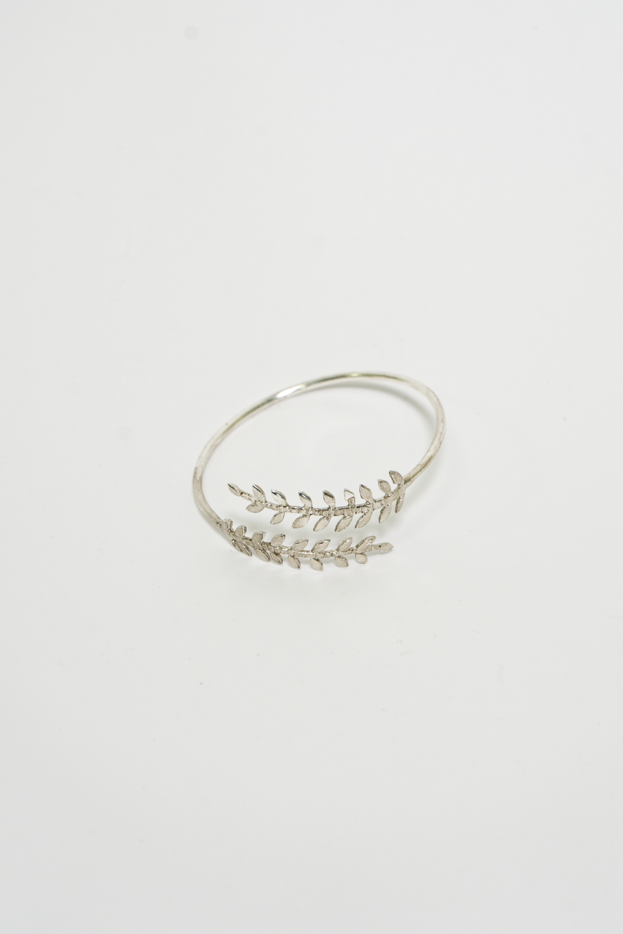 BRACCIALE FASCIE FOGLIE IN OTTONE