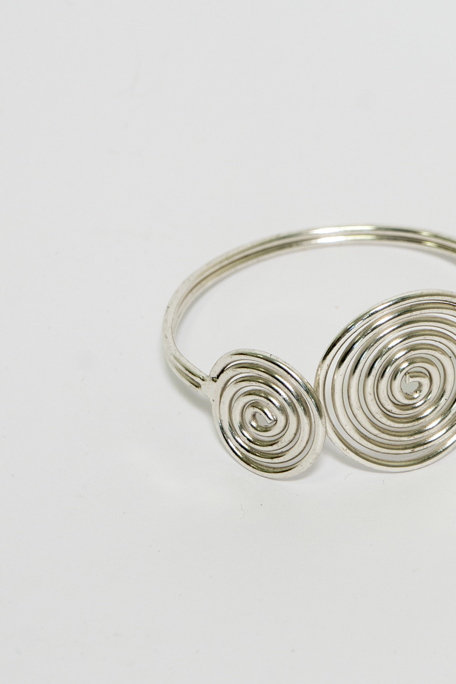BANGLE APERTO CERCHI SPIRALI