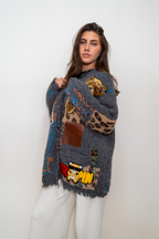 CARDIGAN OVERSIZE CON ORSETTO