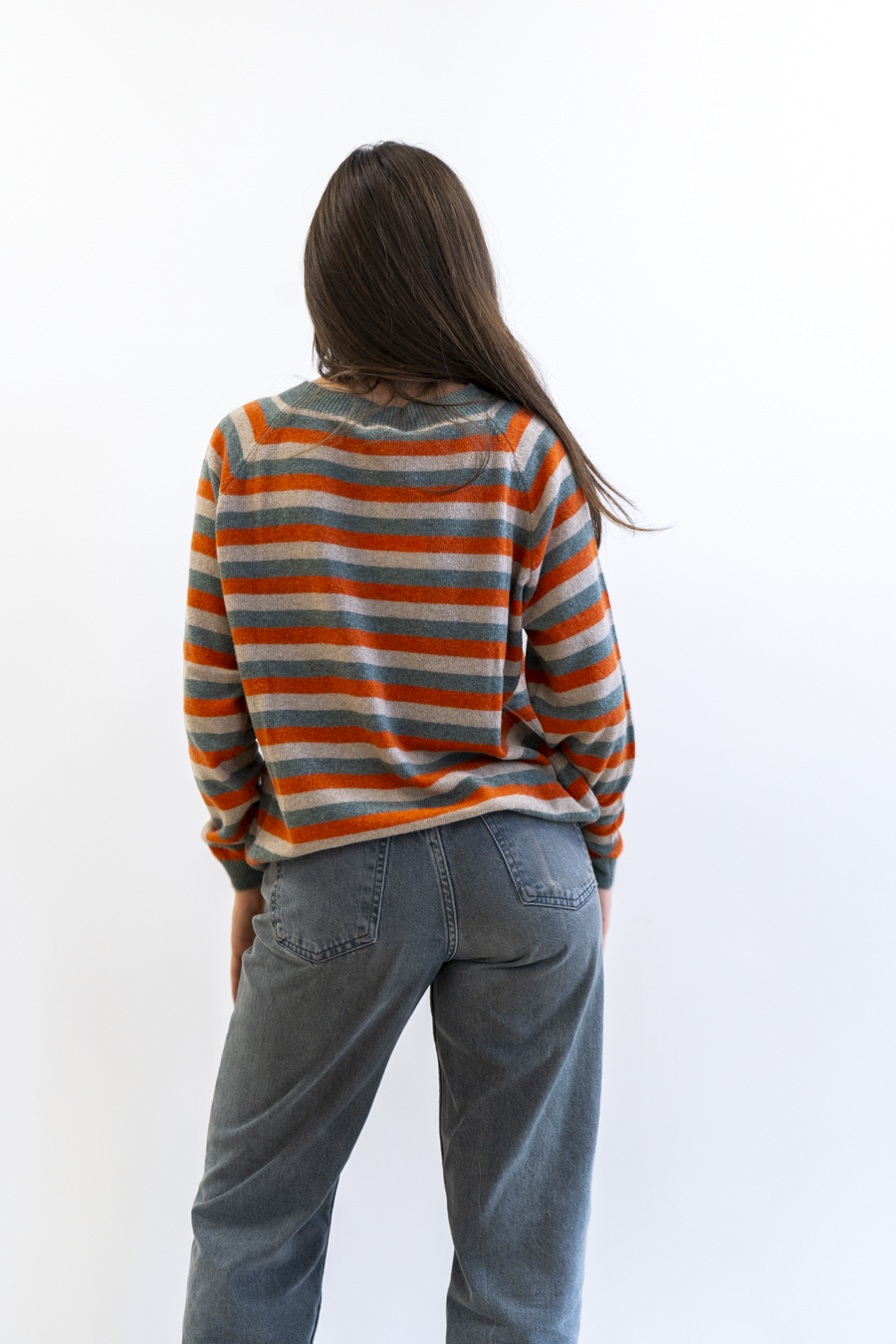 MAGLIA CASHMERE BLEND RIGHE