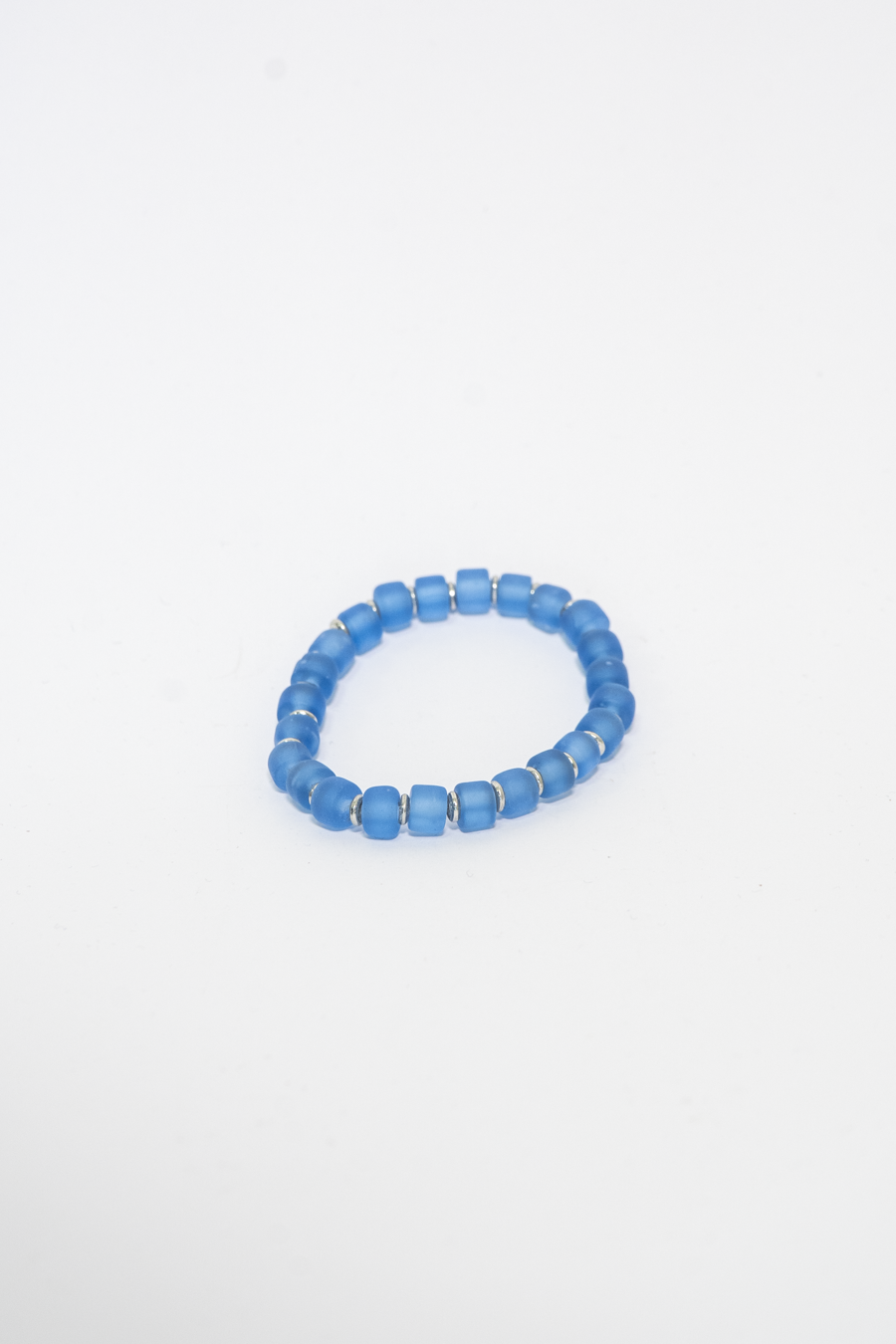 BRACCIALE ELASTICO CILINDRI TURCHESE