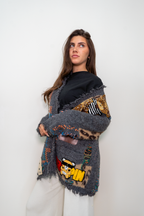 CARDIGAN OVERSIZE CON ORSETTO
