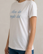 T-SHIRT "MENO DAI MEGLIO STAI"