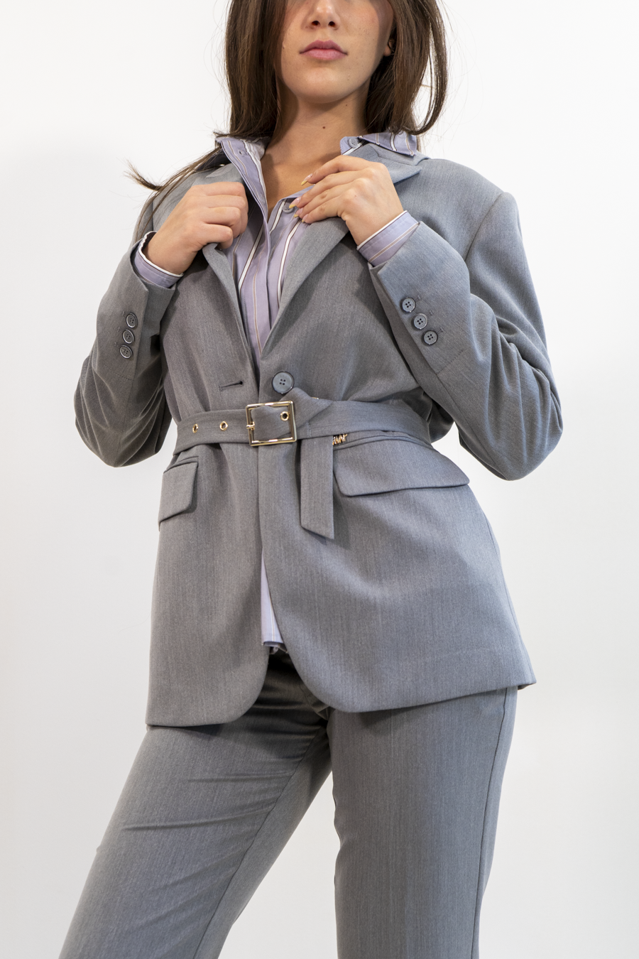 BLAZER OVER IN FLANELLA PETTINATA