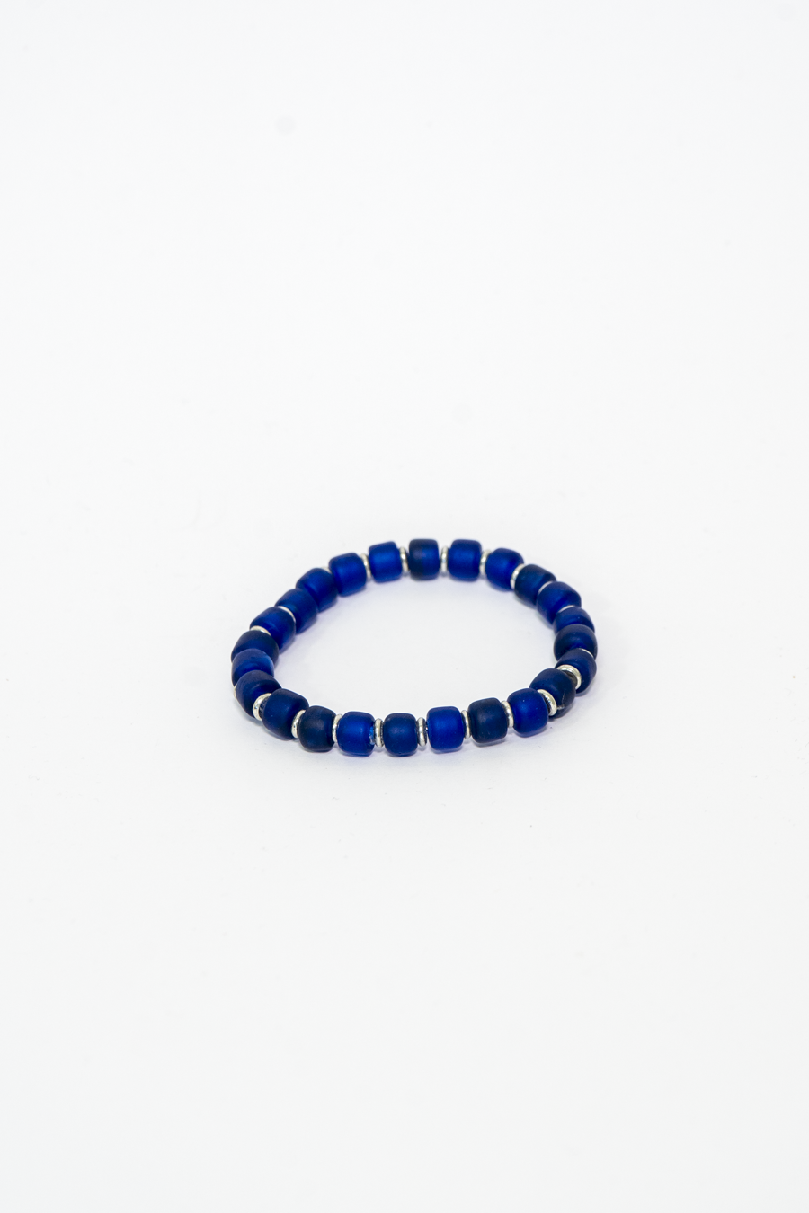 BRACCIALE ELASTICO CILINDRI BLU
