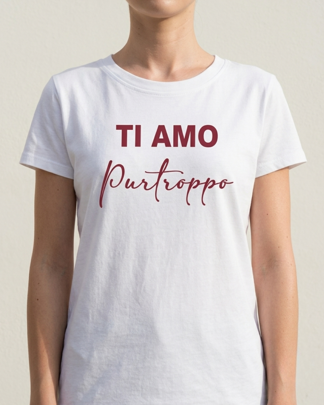 T-SHIRT "TI AMO PURTROPPO"
