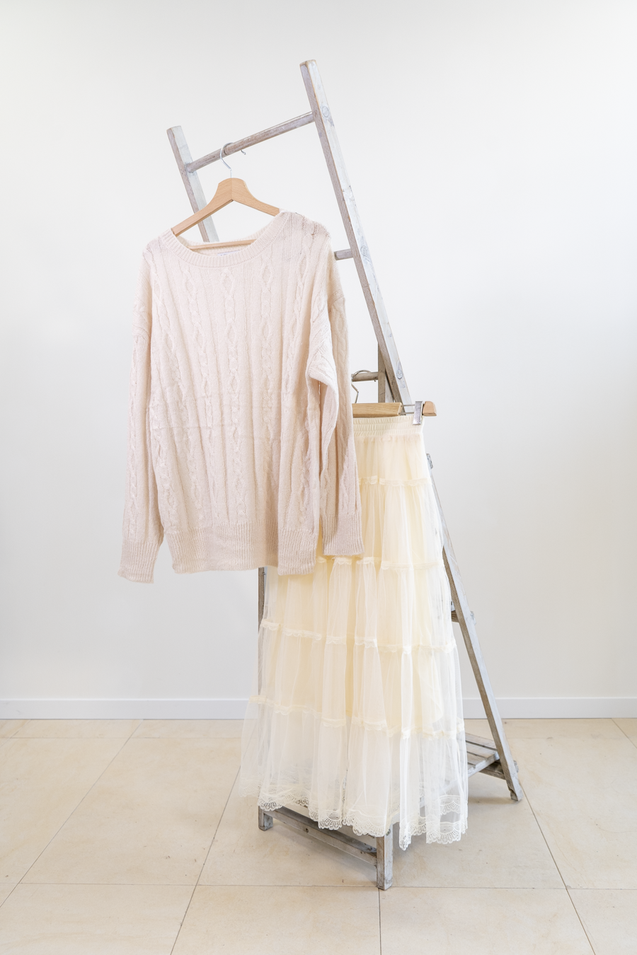 COMPLETO  MAGLIA CON GONNA DI TULLE