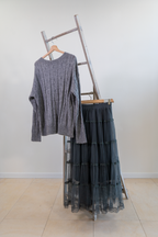 COMPLETO  MAGLIA CON GONNA DI TULLE
