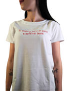 T-SHIRT "TI AUGURO SALTI DI GIOIA E SOFFITTI BASSI"