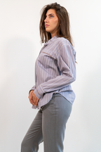 CAMICIA 100% COTONE CON APPRICAZIONE