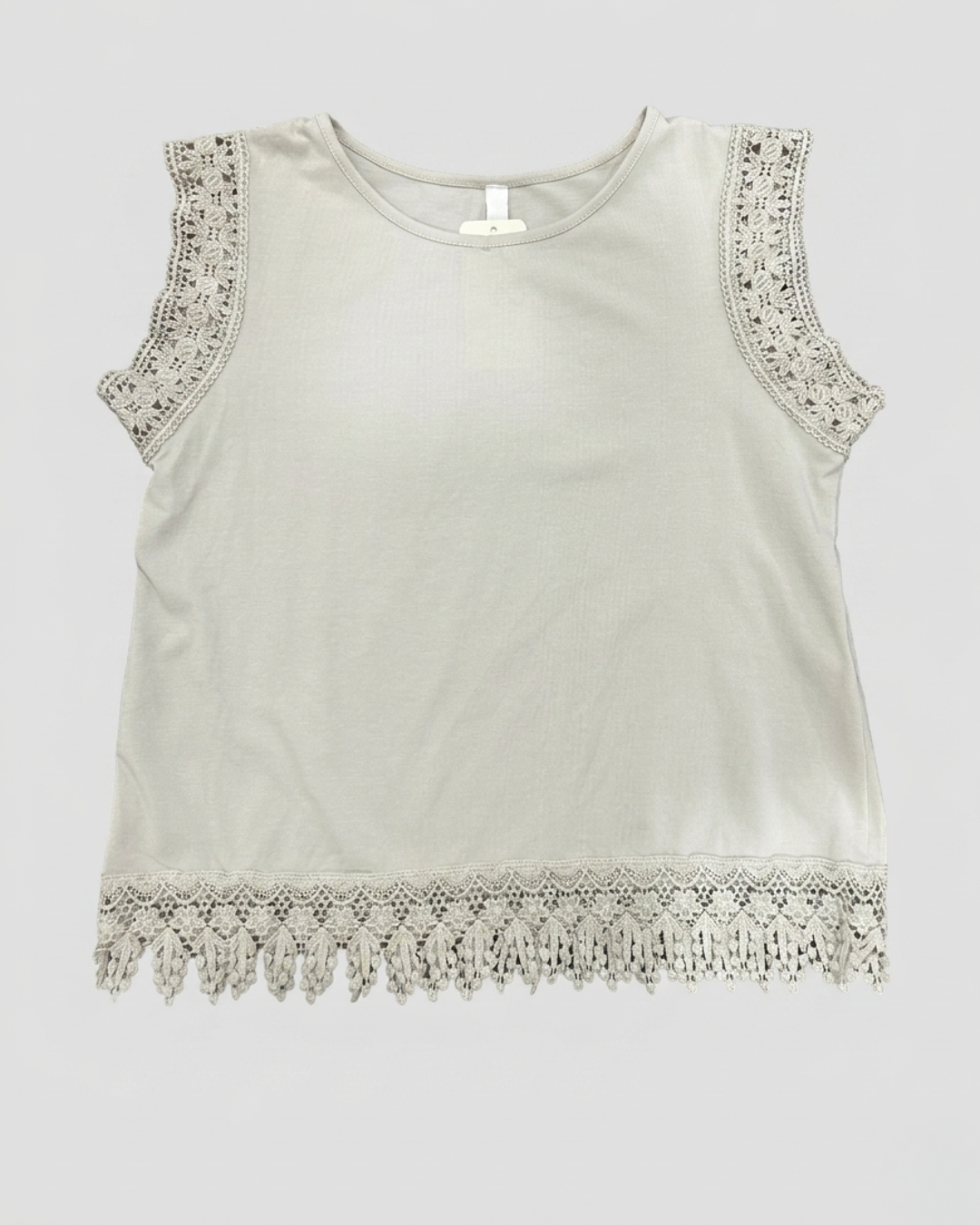 CANOTTA COTONE PIZZO