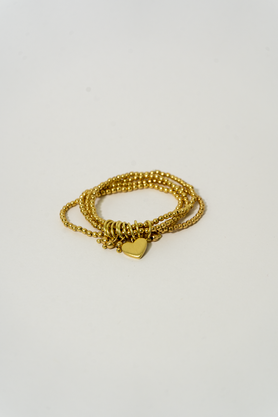 BRACCIALE ELASTICO CUORE PENDENTE