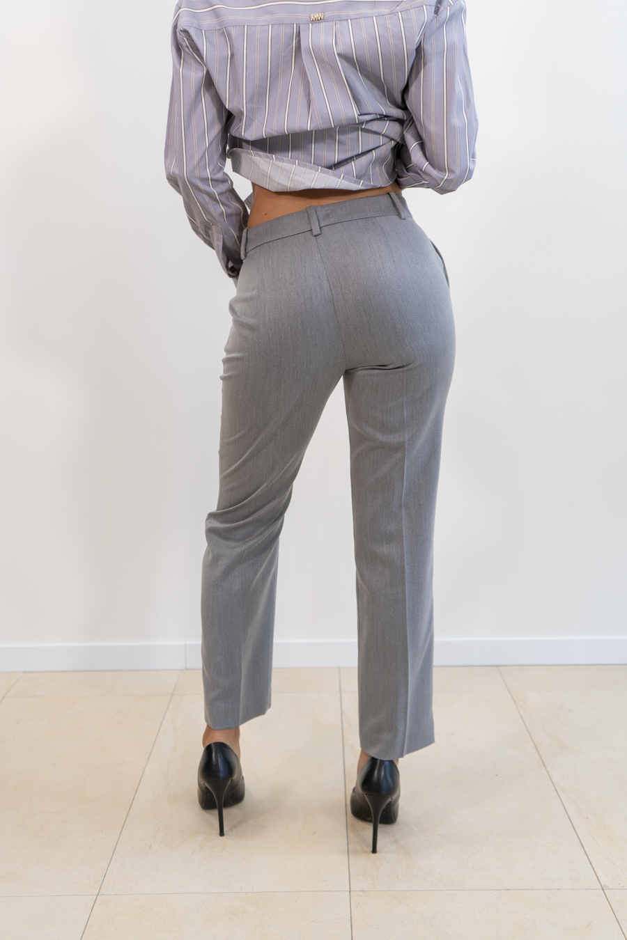PANTALONE NEW YORK IN FLANELLA PETTINATA