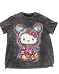 T-SHIRT AMPIA CON GRAFICA FLY OUT "CONFIDENT VIBES"