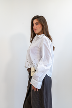 CAMICIA CON BRILLANTI