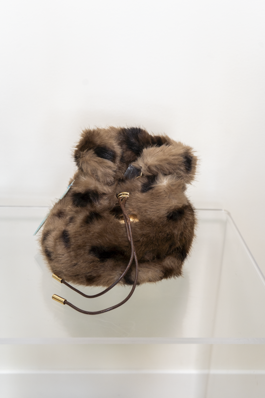 BORSA BACI & ABBRACCI PELLICCIA MACULATA