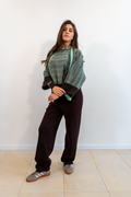 PANTALONI DRITTI IN PUNTO DOPPIO
