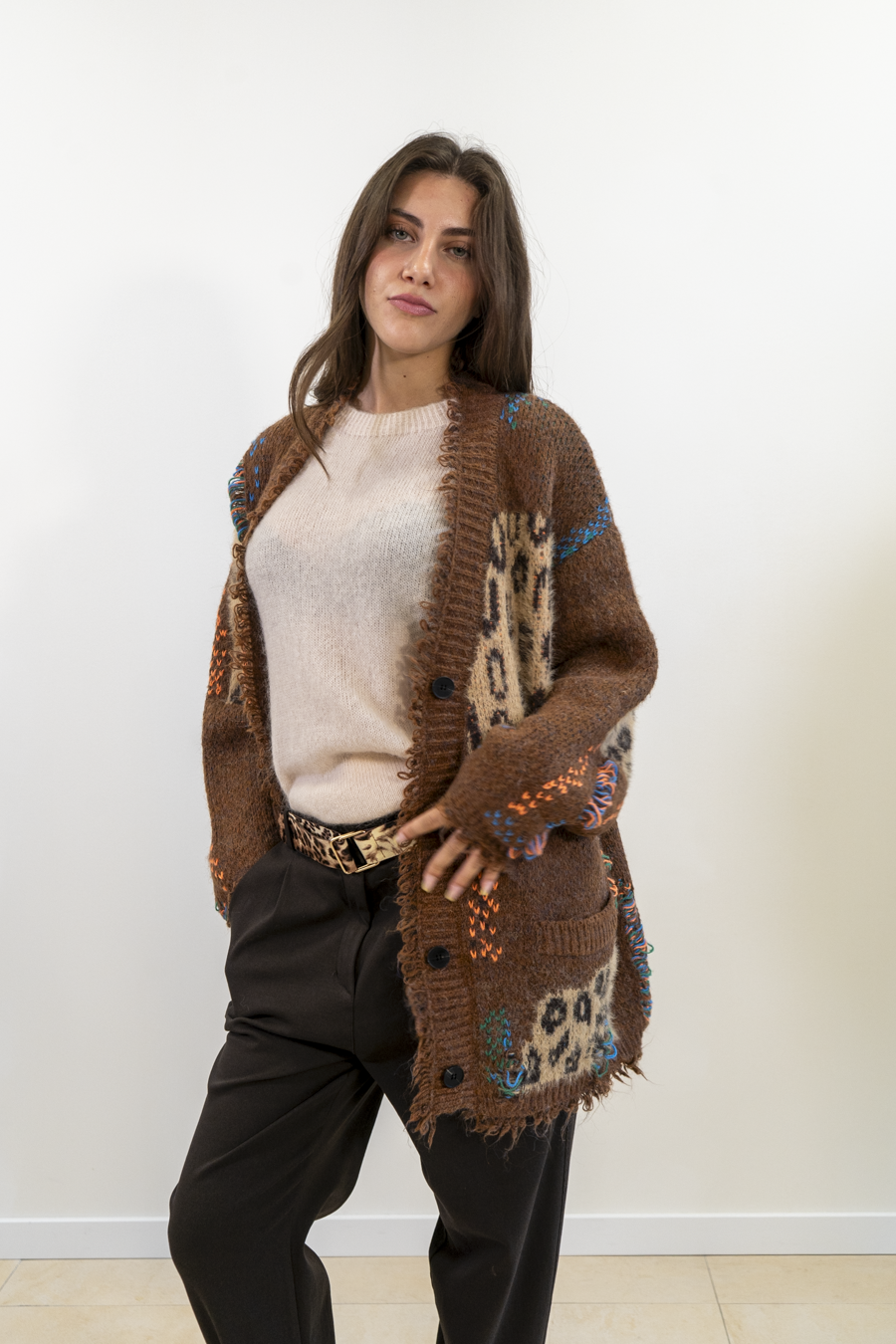 CARDIGAN 100% VISCOSA