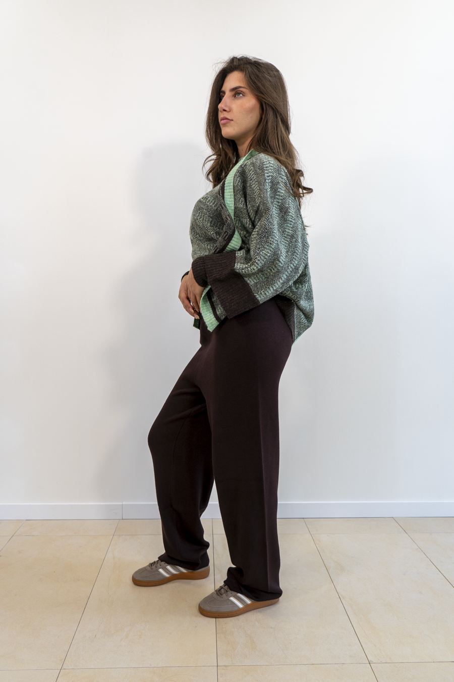 GIACCA APERTA JACQUARD